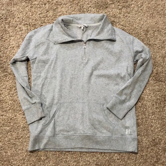 Victoria's Secret Tops - Victoria’s Secret L quarter zip sweatshirt